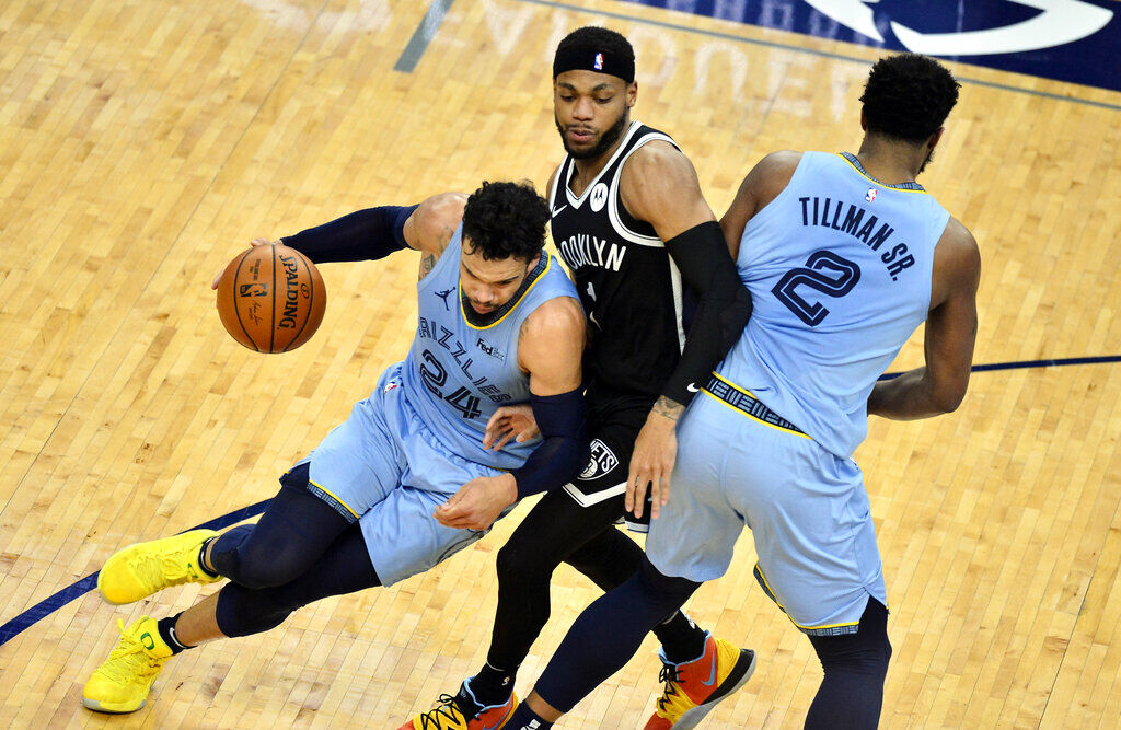 APTOPIX Nets Grizzlies Basketball